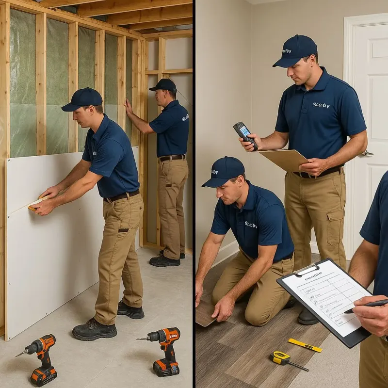 Repairs and Reconstruction process in University Heights, IA